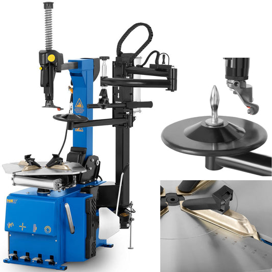 MSW Car tire fitting unit with auxiliary arm 12-24' 1100 W