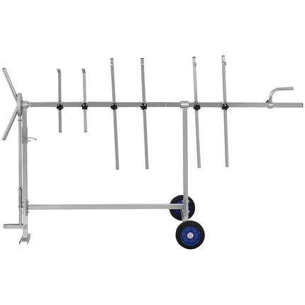 MSW Stand, rotating paint trolley, 360 up to 90 kg, 6 arms, STANDARD – image 3