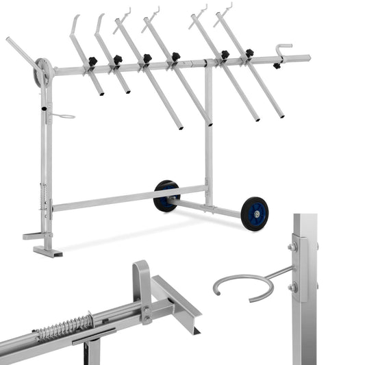 MSW Stand, rotating paint trolley, 360 up to 90 kg, 6 arms, STANDARD