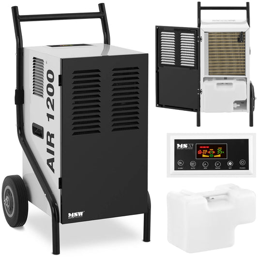 MSW Air dehumidifier, moisture absorber, industrial construction, 50 l/24 h, up to 80 m2