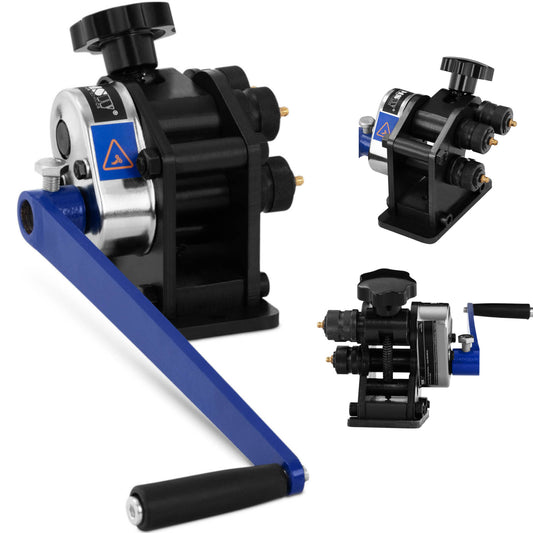 MSW Manual roller bender for sheet metal profiles, 32 mm roller rings