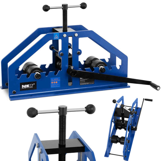 MSW Roller roll bending machine for profile pipes 0-360 degrees 660-1200 mm