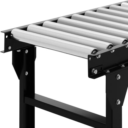 MSW Tray transport roller table 30 rolls up to 400 kg 300 x 51 x 96 cm – image 4