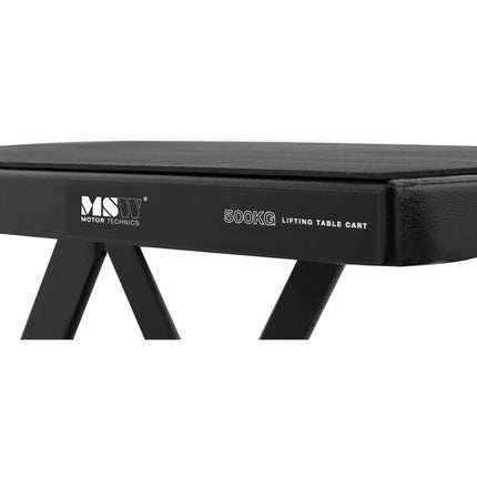 MSW Table trolley for lifting transport 815 x 500 mm 500 kg – image 4