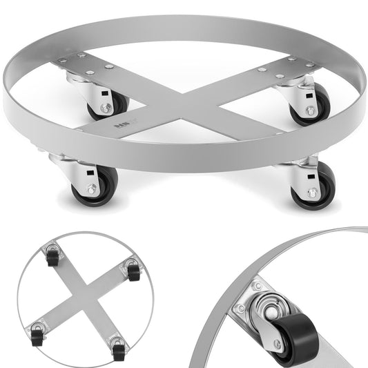 MSW Base trolley on wheels for transporting barrels up to 300 kg in diameter. 60 cm