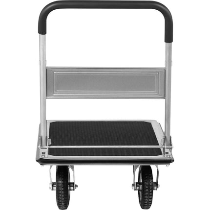 MSW Manual foldable warehouse platform trolley, 1 side, up to 300 kg, 80 x 60 cm – image 5