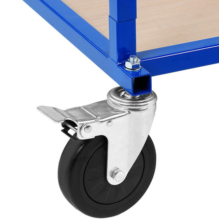 MSW Trolley stand, paintwork basket for body elements, 60 x 90 x 202 cm – image 3