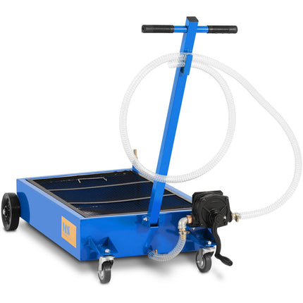 MSW Floor trolley sink for oil exchange with manual pump 20l/min 55 l – image 2