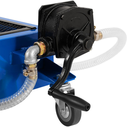 MSW Floor trolley sink for oil exchange with manual pump 20l/min 55 l – image 3