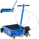 MSW Floor trolley sink for oil exchange with manual pump 20l/min 55 l