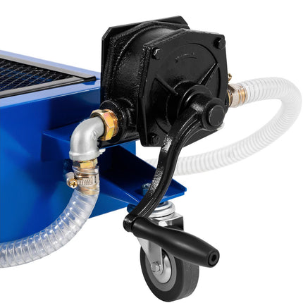 MSW Floor trolley sink for oil exchange with manual pump 20l/min 55 l – image 9