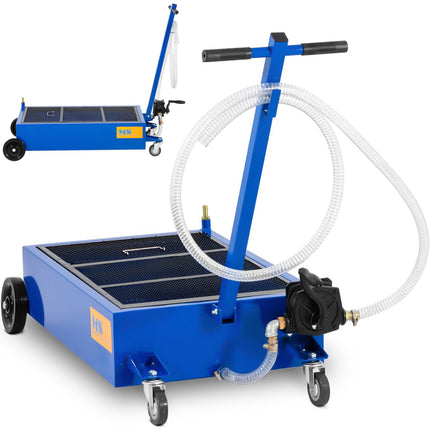 MSW Floor trolley sink for oil exchange with manual pump 20l/min 55 l – image 13