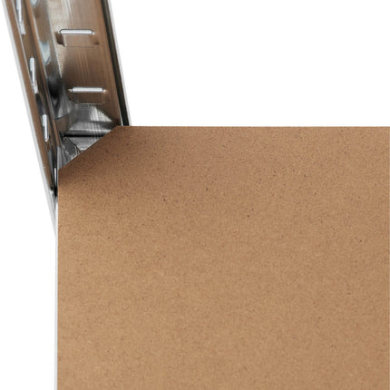 MSW Metal warehouse shelf 5 shelves 750 kg 100 x 60 x 200 cm gray – image 4