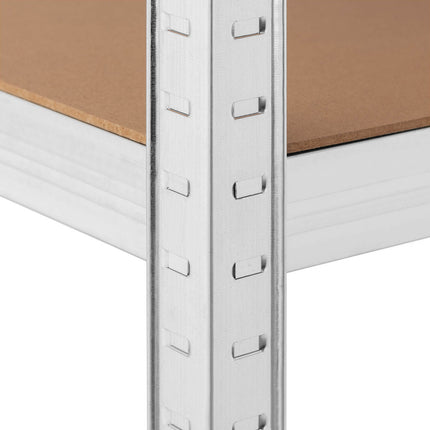 MSW Metal warehouse shelf 5 shelves 750 kg 100 x 60 x 200 cm gray – image 10