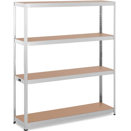 MSW Metal warehouse shelf 5 shelves 750 kg 100 x 60 x 200 cm gray – image 23