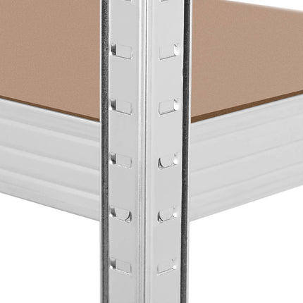 MSW Metal warehouse shelf 5 shelves 750 kg 100 x 60 x 200 cm gray – image 24