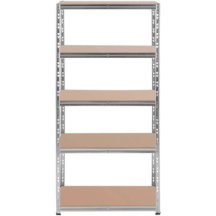 MSW Metal warehouse shelf 5 shelves 750 kg 100 x 60 x 200 cm gray – image 33