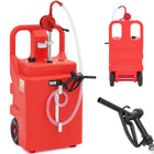MSW Portable fuel tank with hand pump on wheels 20 l/min 120 l