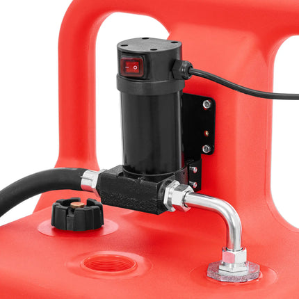 MSW Portable fuel tank with electric pump, filler on wheels, 37 l/min, 120 l – image 3