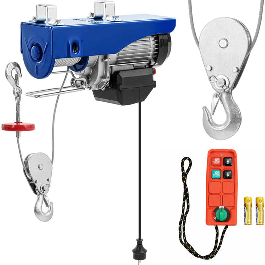 MSW Winch cable 1350 W 12 m 400 kg