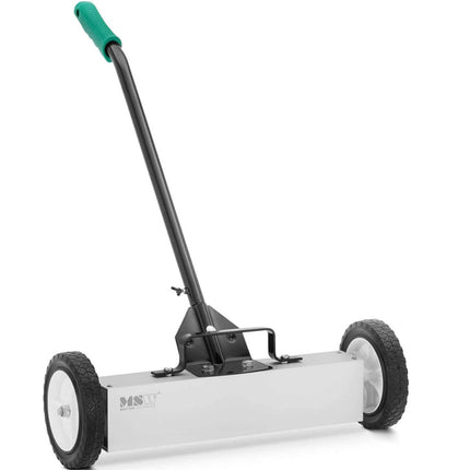 MSW Magnetic sweeper broom for collecting nail filings on wheels, width 45 cm – image 2