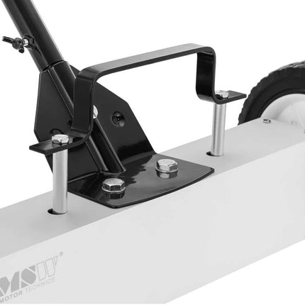 MSW Magnetic sweeper broom for collecting nail filings on wheels, width 45 cm – image 4