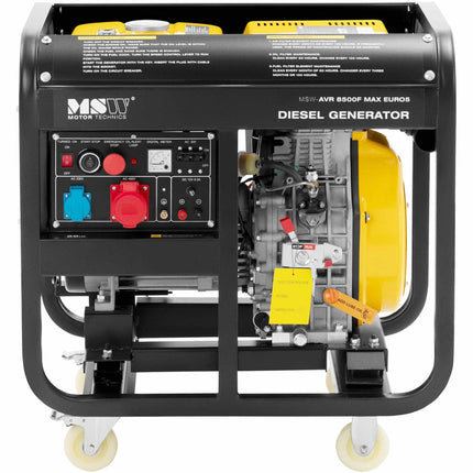 MSW Mobile diesel generator set 240/400 V 8500 W 10 kVA 30 l – image 8