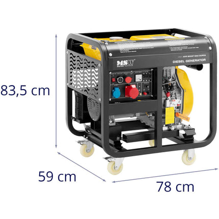 MSW Mobile diesel generator set 240/400 V 8500 W 10 kVA 30 l – image 9