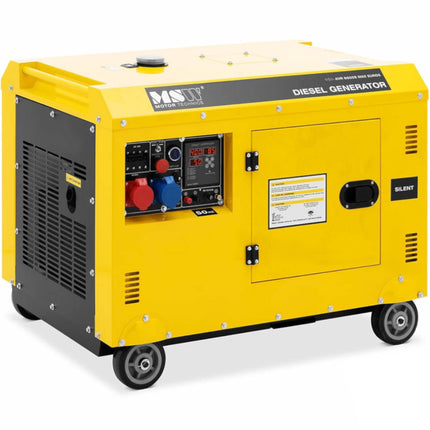 MSW Diesel generator set on wheels 240/400 V 8500 W 10 kVA 30 l – image 2