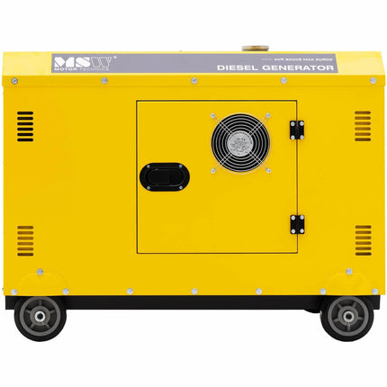 MSW Diesel generator set on wheels 240/400 V 8500 W 10 kVA 30 l – image 8