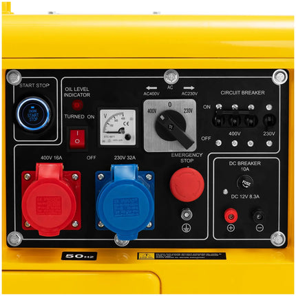 MSW Diesel generator set on wheels 240/400 V 8500 W 10 kVA 30 l – image 12