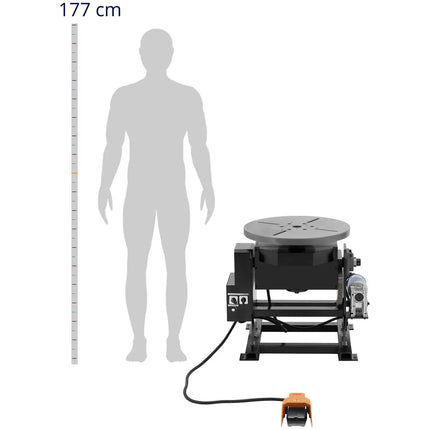 MSW Welding positioner rotator with foot pedal -45-90 degrees up to 500 kg – image 3