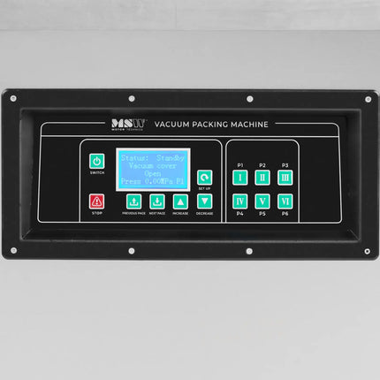 MSW Chamber vacuum packaging machine for food, electronics, free-standing, LCD, 40 cm, 900 W – image 3
