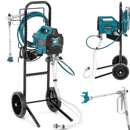 MSW Portable hydrodynamic spray painting unit 1.4 l/min 200 bar 7.5 m