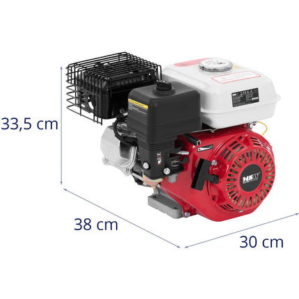 MSW 4-stroke single-cylinder petrol engine with rope starter, 3.6 l, 9 HP – image 6