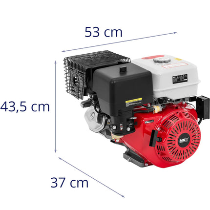 MSW 4-stroke single-cylinder petrol engine with electric start, 6.5 l, 16 HP – image 7