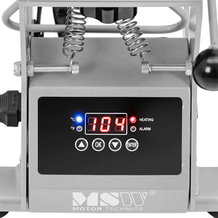 MSW Heat transfer press for baseball caps and hats LCD 0-250C – image 3