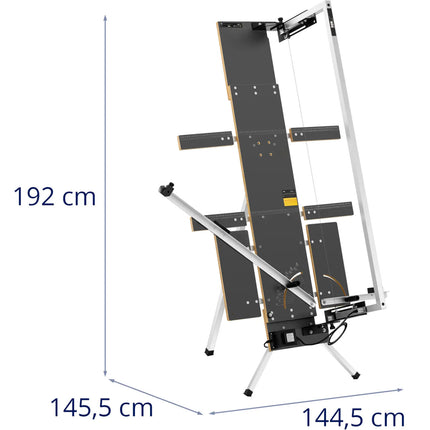 MSW Styrofoam cutting machine with a support stand, length 1300 mm, depth. 330mm 200W – image 7