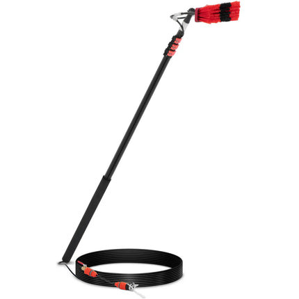 Ulsonix Telescopic brush with water connection for washing windows, panels, width 35 cm, 165-540 cm – image 2