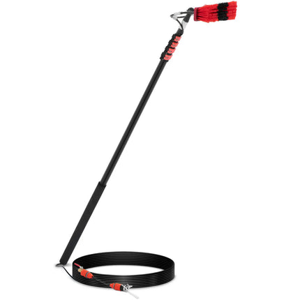 Ulsonix Telescopic brush with water connection for washing windows, panels, width 35 cm, 165-540 cm – image 8