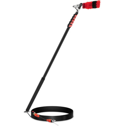 Ulsonix Telescopic brush with water connection for washing windows, panels, width 35 cm, 165-540 cm – image 14