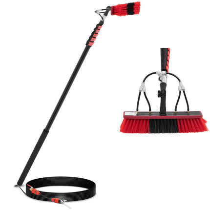 Ulsonix Telescopic brush with water connection for washing windows, panels, width 35 cm, 165-540 cm – image 13