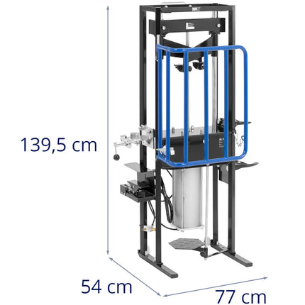 MSW Pneumatic spring compressor 410 mm dia. 105-180 mm 1 t 8 bar – image 9