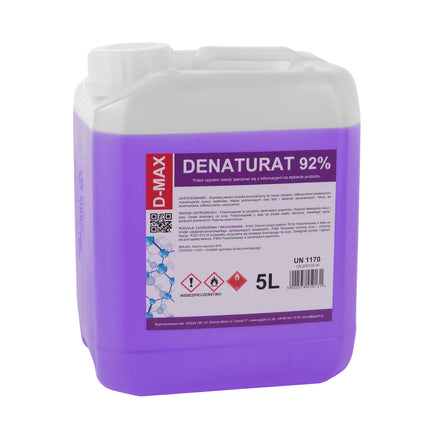 Denatured D-MAX 5L tainted alcohol
