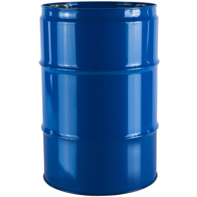 Steel barrel metal TH 216,5L blue 3/4' and 2' at age