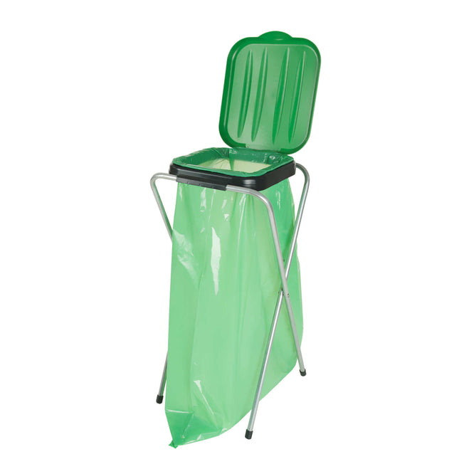GSG24 Stand catering handle for bags 120L for waste water - green