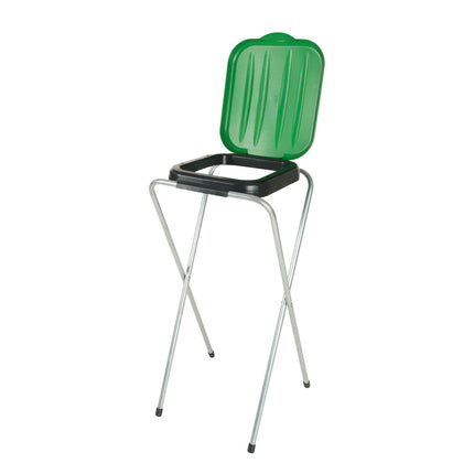 GSG24 Stand catering handle for bags 120L for waste water - green – image 2