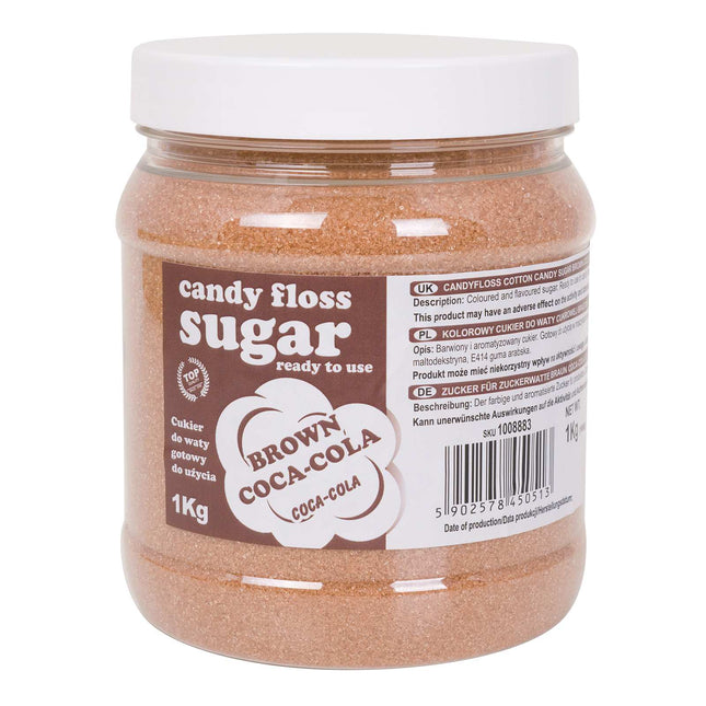 GSG24 Colorful sugar for cotton brown, taste coca-coli 1kg