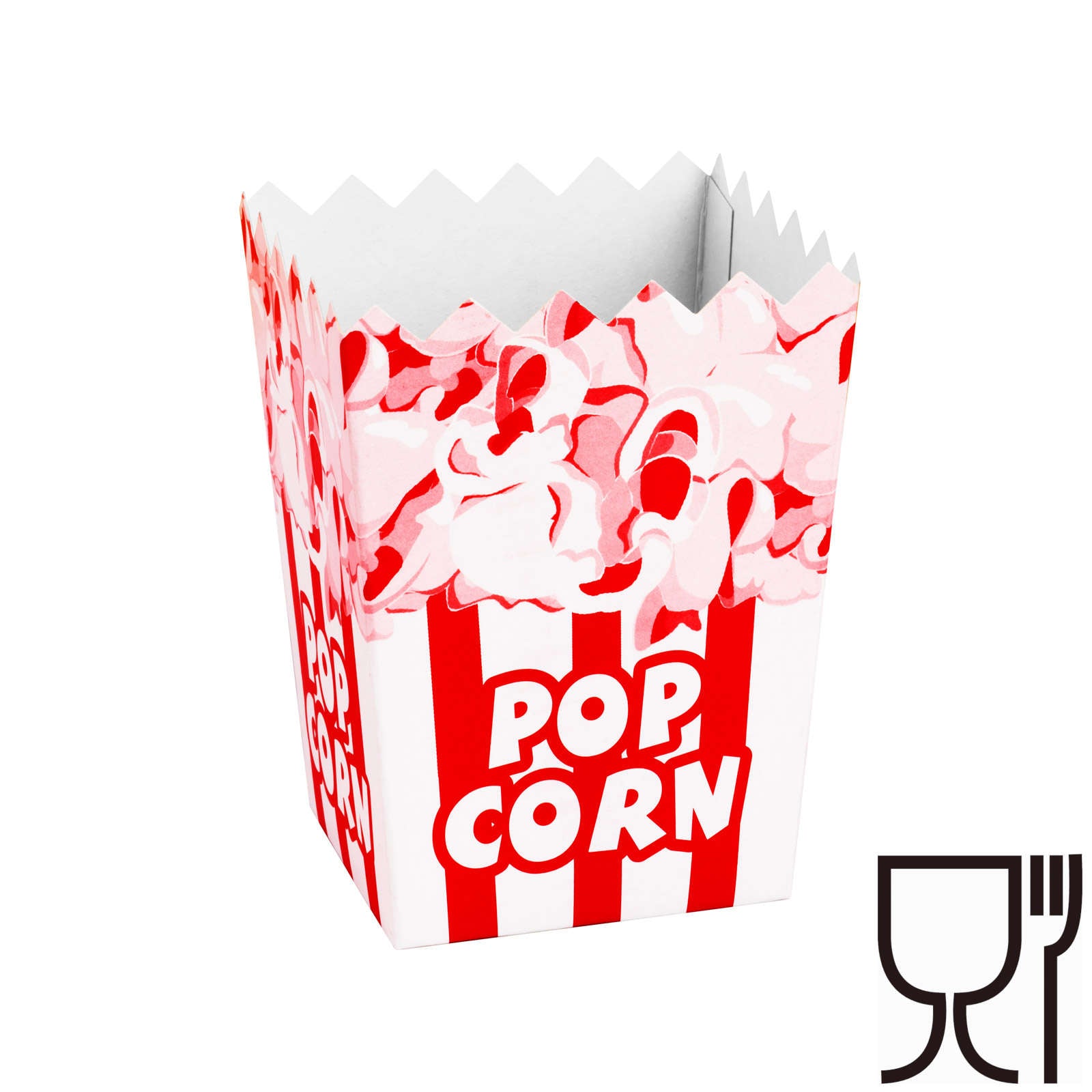 GSG24 Cardboard box for PopCorn 7x11.5x9cm SMALL 0.5L 100 pcs.