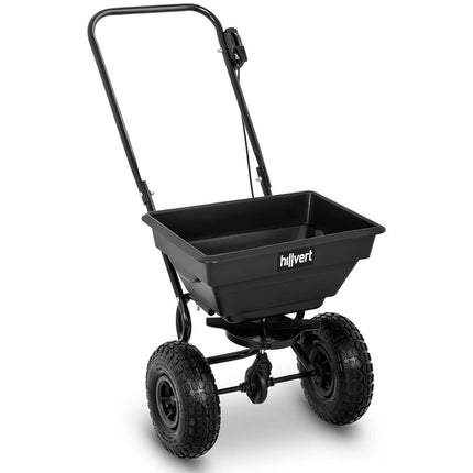 Hillvert Spreader, seeder, spreader for fertilizers, grass, salt, sand, 14 l – image 2